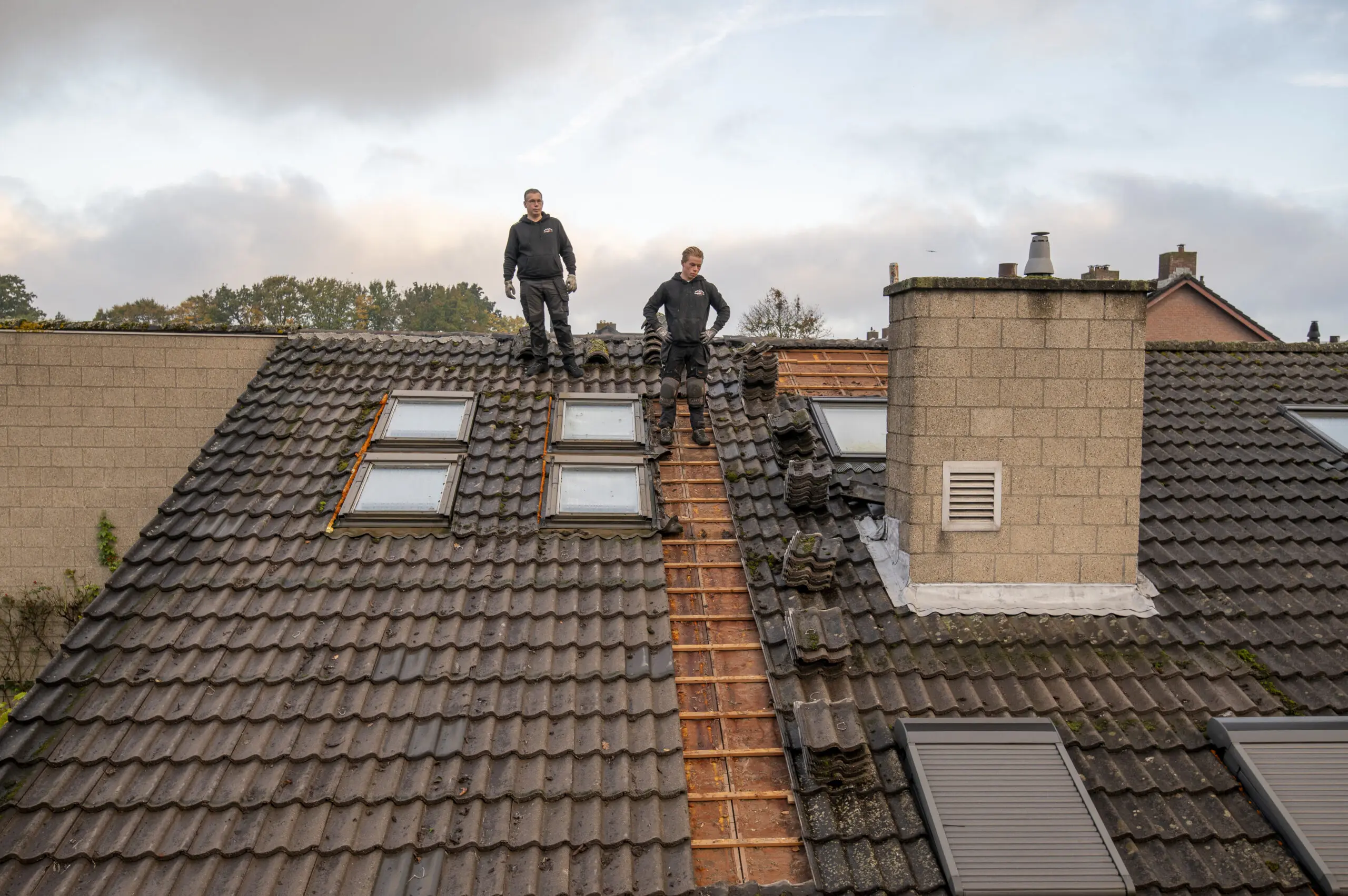 Pannendak renoveren